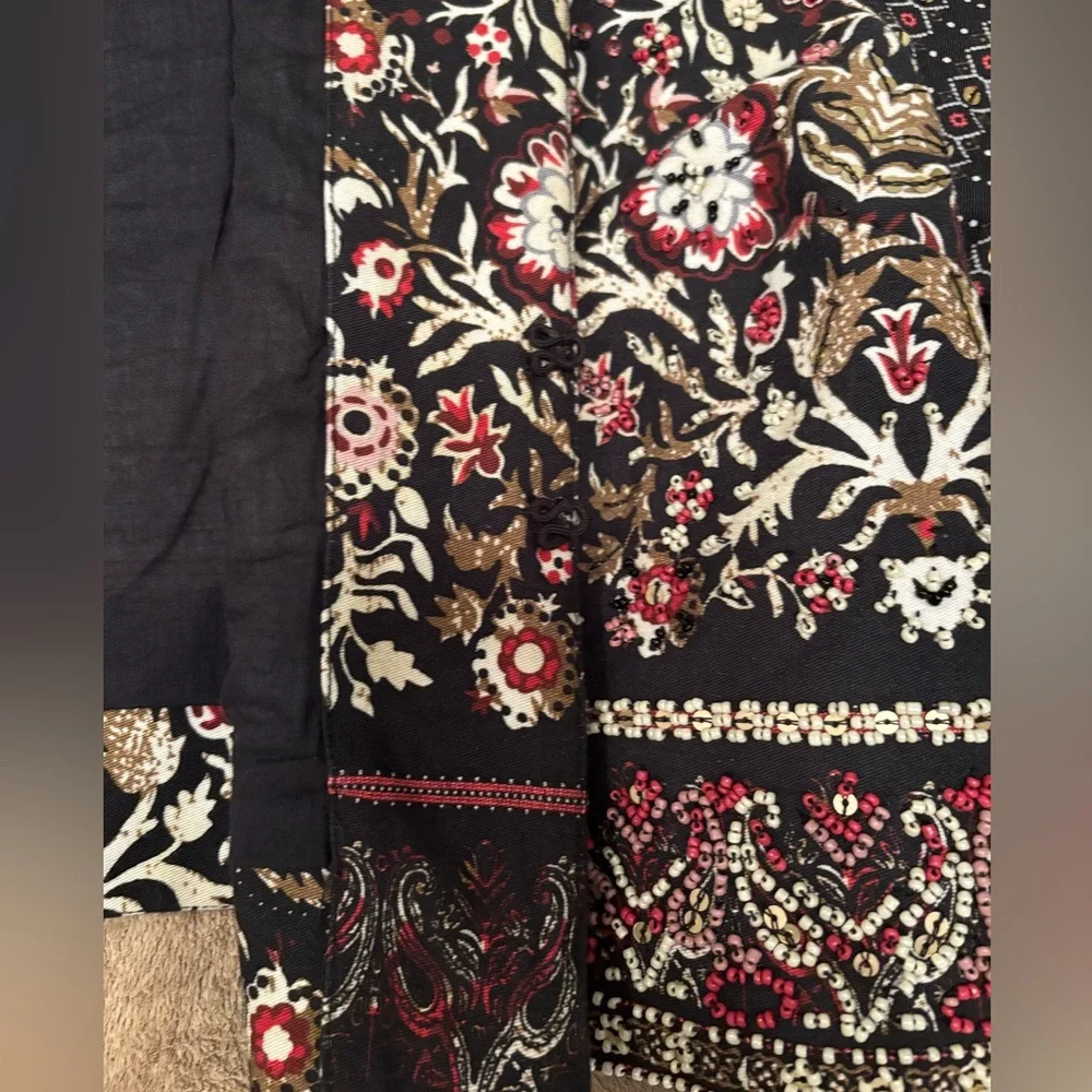 Soft Surroundings beaded gorgeous bolero jacket size XL - Picture 8 of 10